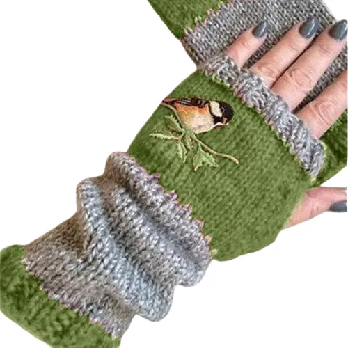 tricot-mitaine-femme-354 Dámske pletené palčiaky