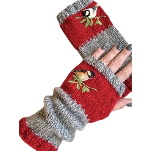 tricot-mitaine-femme-387 Dámske pletené palčiaky