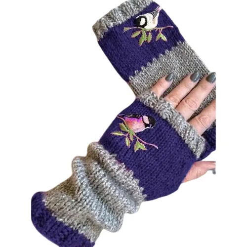 tricot-mitaine-femme-763 Dámske pletené palčiaky