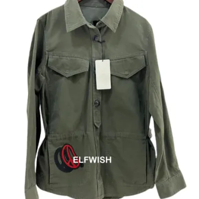 veste-vert-arme-pour-femme-638 Dámska vojenská zelená bunda